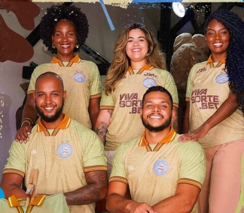 Imagem do post Bahia lança novo uniforme; padrão estreará neste sábado