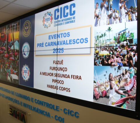 Imagem do post SSP ativa Centro Integrado de Comando e Controle para as festas de pré-carnaval