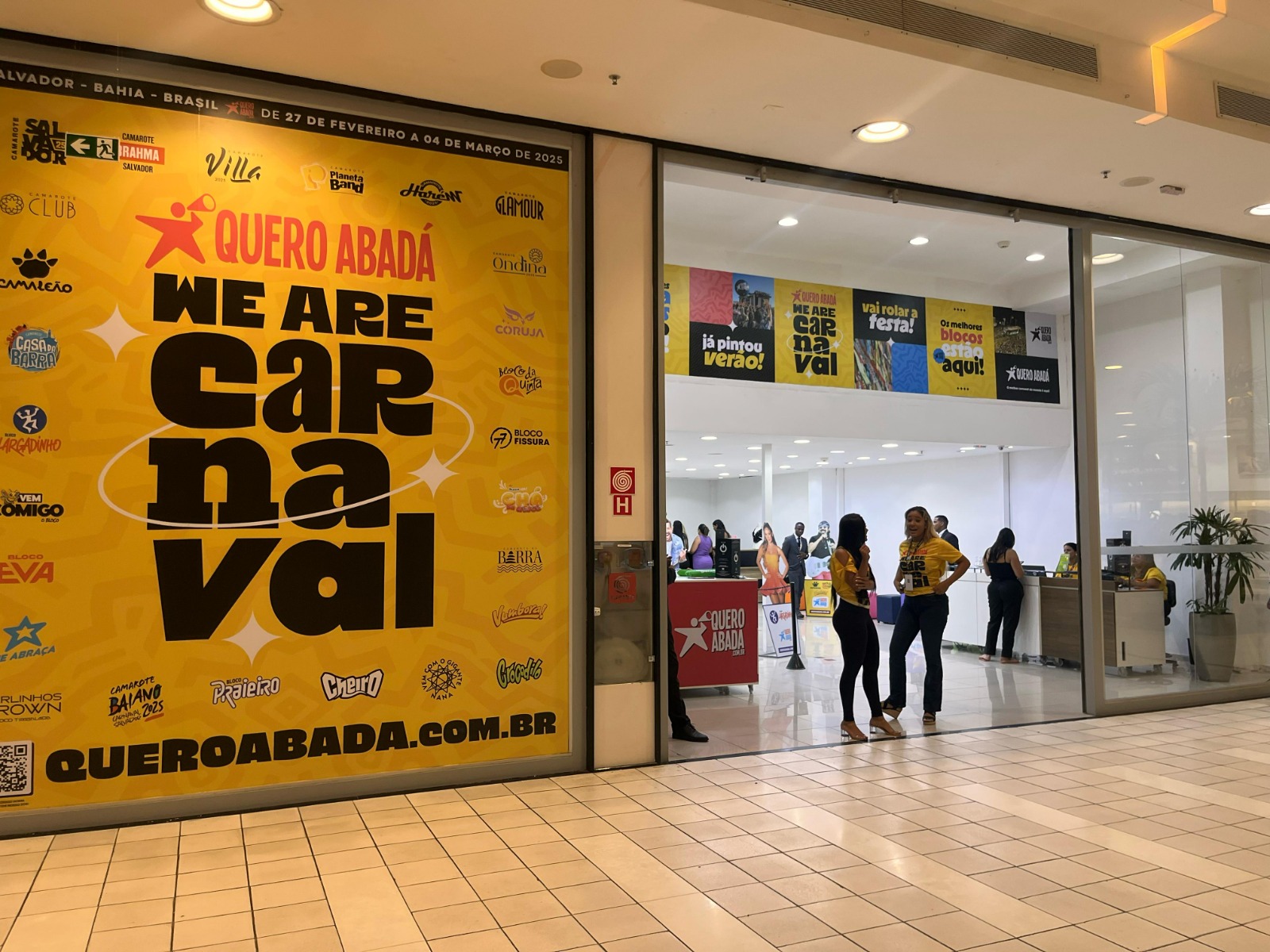 Shopping da capital baiana oferece serviços especiais para o folião