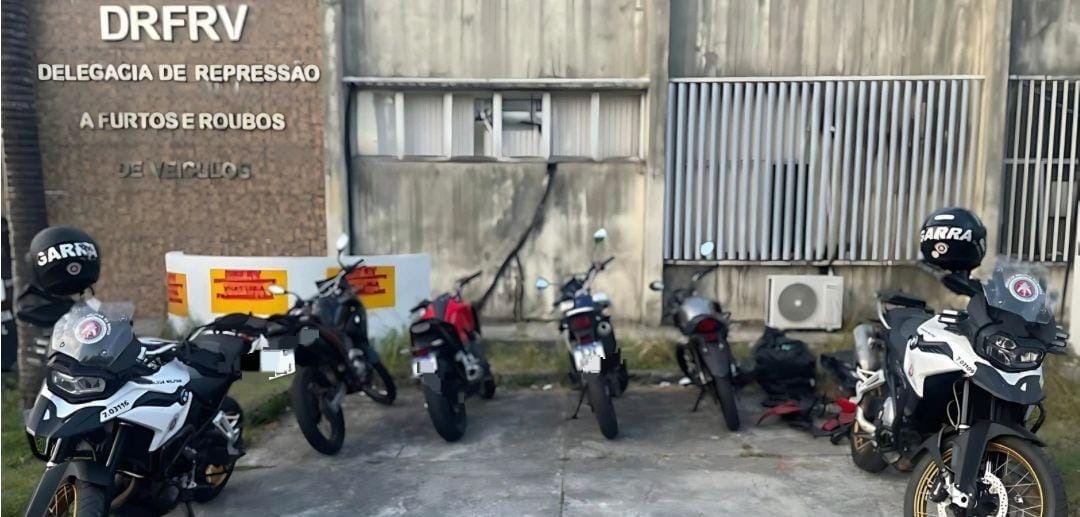 Ponto de desmanche de motos é desarticulado pela PM em Fazenda Grande do Retiro