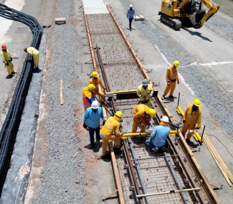 Imagem do post VLT de Salvador: primeiros trilhos começam a ser instalados