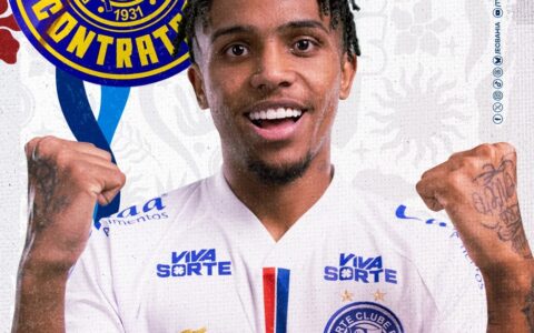 Imagem do post Kayky é relacionado e pode voltar aos gramados pelo Bahia após 19 meses