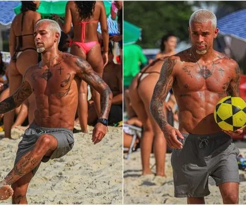 Imagem do post Influenciador carioca é alertado por fã sobre tatuagem: “Se chegar na Bahia, tu morre”