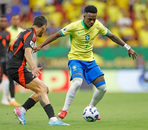 Imagem do post “Que seja uma virada de chave”, diz Vini Jr ao projetar evolução da Seleção Brasileira