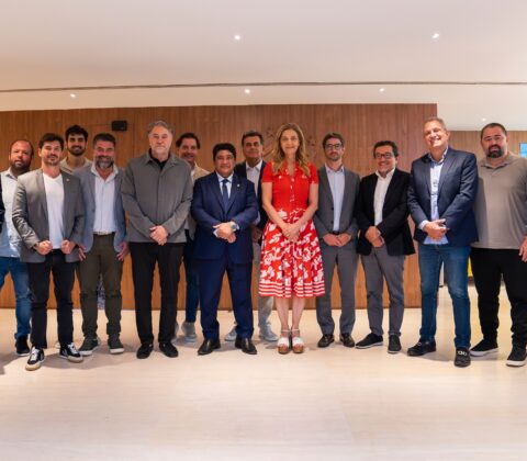 Imagem do post Presidente da CBF recebe dirigentes de clubes das Série A, B e C do Campeonato Brasileiro 