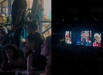 Preta Gil chora ao ser homenageada pelo pai em show de despedida: “Só sei agradecer”