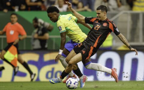 Imagem do post Vinicius Júnior decide e Brasil derrota Colômbia pelas Eliminatórias