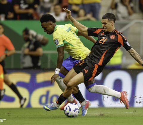 Imagem do post Vinicius Júnior decide e Brasil derrota Colômbia pelas Eliminatórias