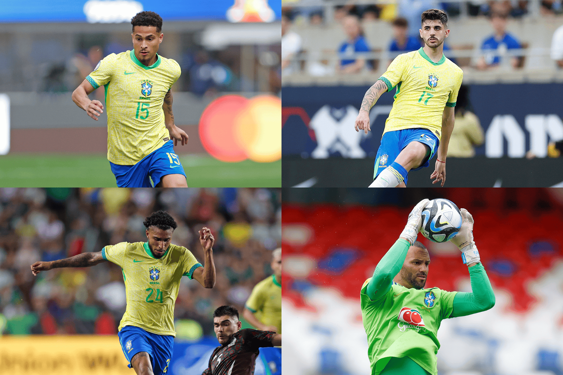 João Gomes, Beraldo, Éderson e Weverton são convocados para jogo com a Argentina