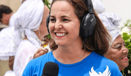 Anunciada nova apresentadora do Bahia Meio-Dia, Andréa Silva imaginou que seria demitida