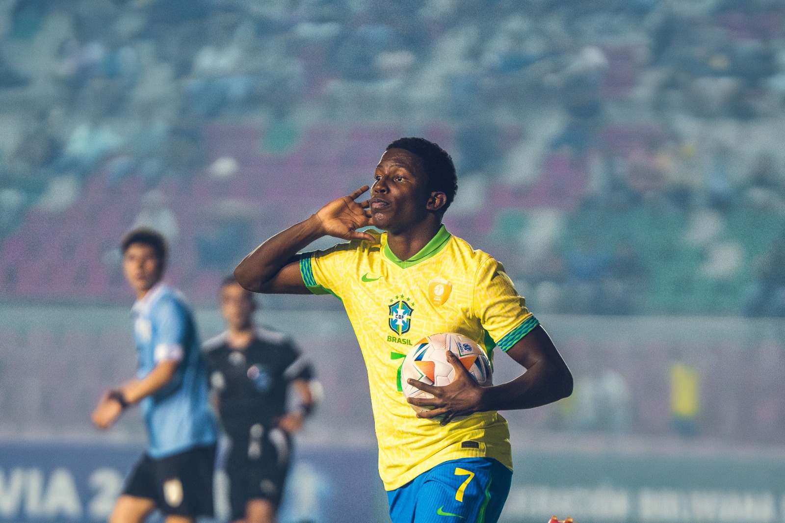 Ruan Pablo brilha, Dell marca e Seleção Brasileira Sub-17 goleia em amistoso