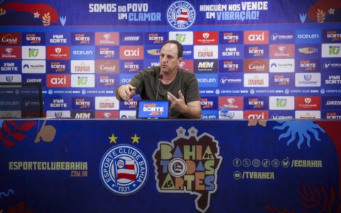 Imagem do post Mesmo após derrota, Rogério Ceni segue confiante que Bahia estará na final do Baianão