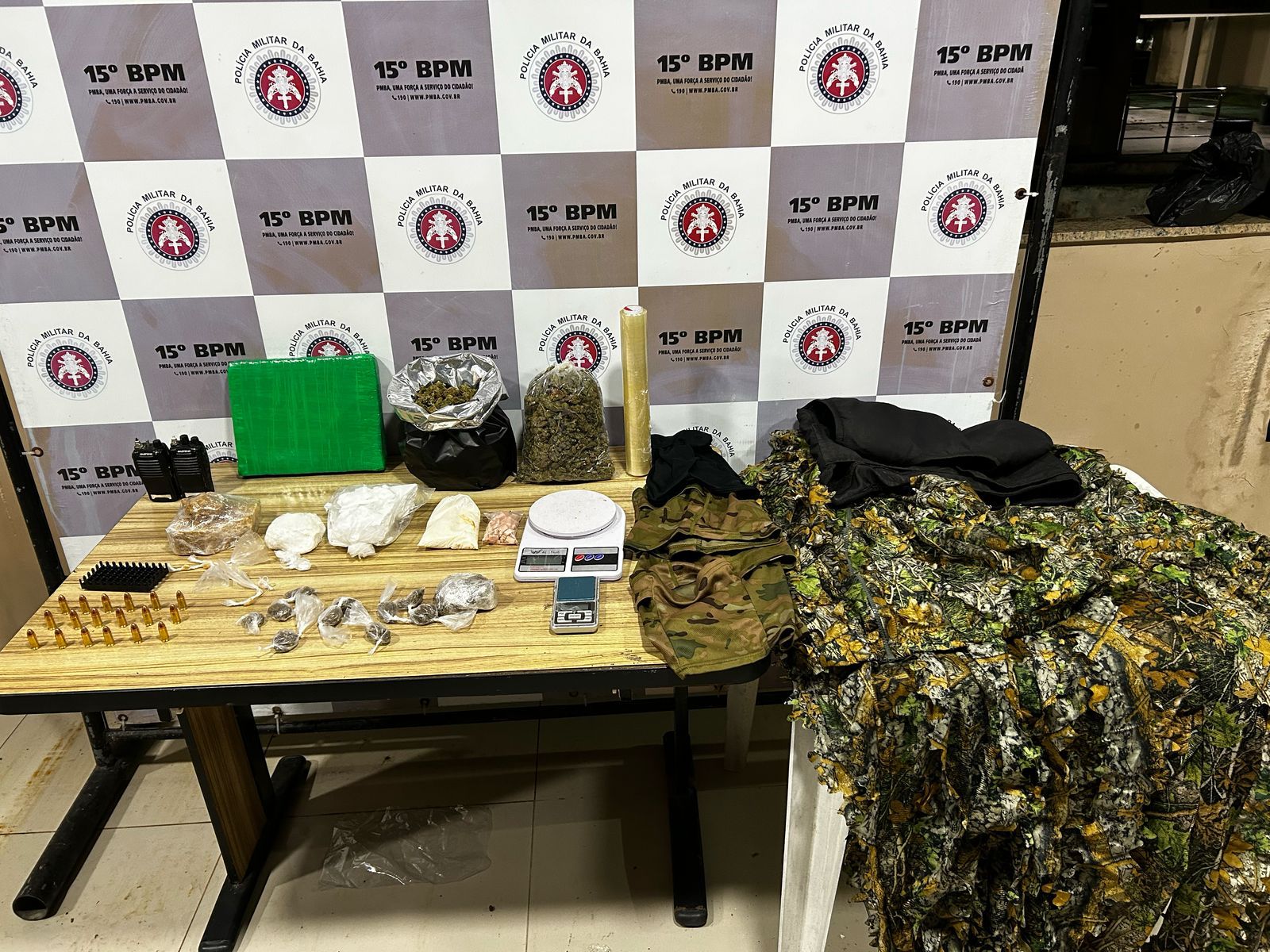 Mais de 3kg de drogas são apreendidos pela Polícia Militar em Itabuna