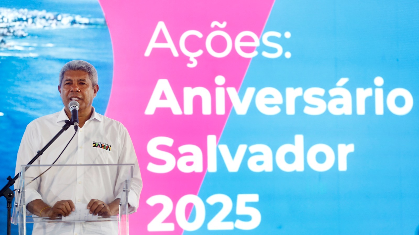 Jerônimo anuncia investimentos de R$ 126,6 milhões em infraestrutura hídrica para Salvador