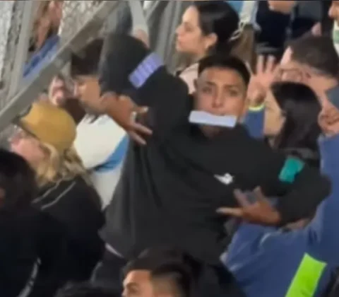 Imagem do post Mais uma vez! Torcedor argentino imita macaco para provocar brasileiros