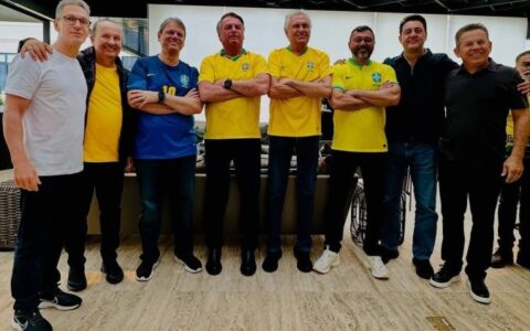 Imagem do post Governadores posam com Bolsonaro antes de atos pró-anistia em São Paulo; saiba de quais estados