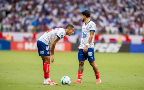 Imagem do post Bahia enfrenta o Santos em busca dos primeiros três pontos no Brasileirão 2025