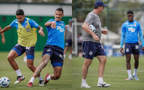 Imagem do post Com Gabriel Xavier, Bahia treina de olho no Paysandu pela Copa do Brasil
