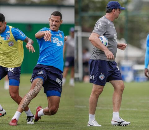 Imagem do post Com Gabriel Xavier, Bahia treina de olho no Paysandu pela Copa do Brasil