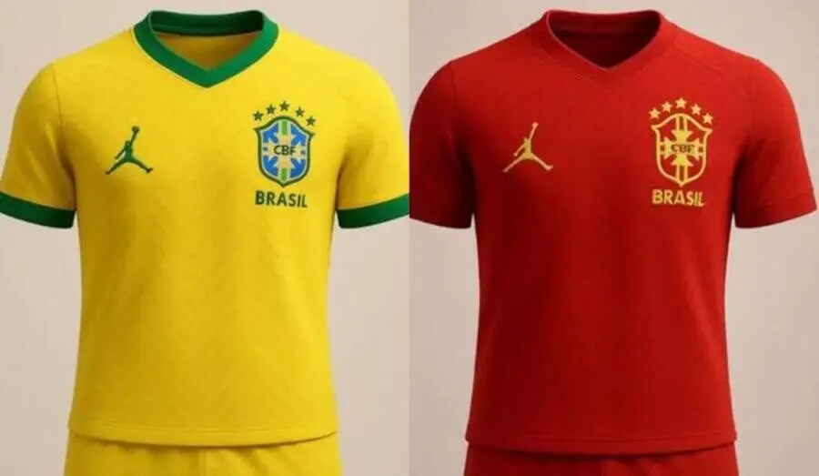 CBF emite nota oficial após suposto uniforme vermelho ser vazado