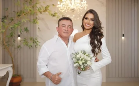 Imagem do post Polêmica no altar? Veja resposta de mulher de Amado Batista sobre diferença de idade