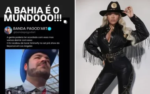 Imagem do post Pré-show de Beyoncé toca hit de pagode baiano e choca fãs: “A Bahia é o mundo”