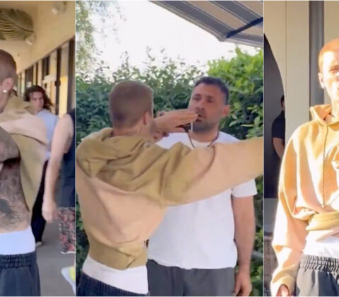 Imagem do post VÍDEO: Justin Bieber perde a paciência com paparazzi: “filhos da put*”