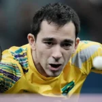 Calderano sofre virada incrível e cai nas quartas do WTT Champions