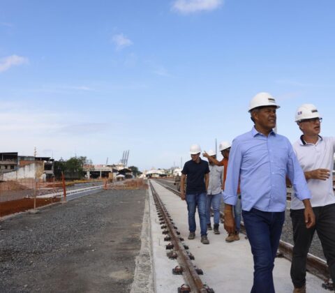 Imagem do post Obras do VLT de Salvador atingem 18% de execução
