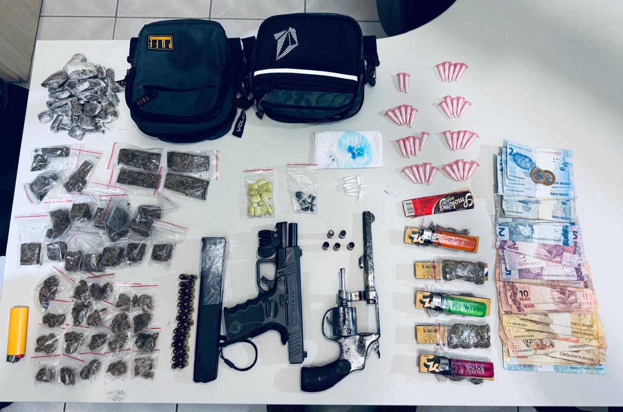 Forças Estaduais e Federal localizam líder de facção durante ação integrada em Caraíva