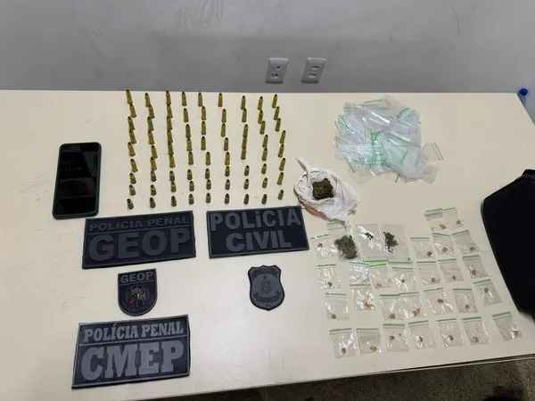 Munições e drogas são apreendidas em Alagoinhas durante ação integrada das polícias