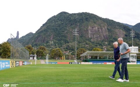 Imagem do post Ancelotti conhece estruturas da Granja Comary