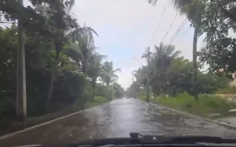 Imagem do post Rio Ipitanga transborda e causa transtorno aos moradores de Lauro de Freitas