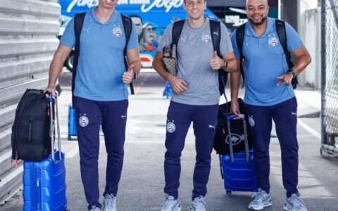 Imagem do post Com Arias e Ademir, Bahia desembarca em Porto Alegre