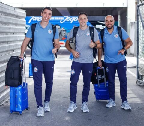 Imagem do post Com Arias e Ademir, Bahia desembarca em Porto Alegre