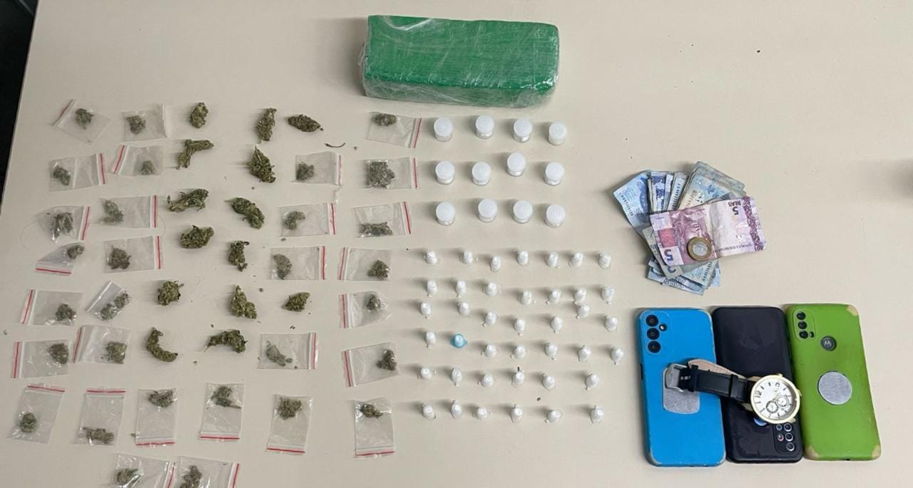 Suspeito de tráfico é preso pela Polícia Militar em Cajazeiras