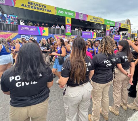 Imagem do post Polícia Civil acompanha bloco feminino na Micareta de Feira