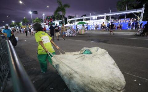 Imagem do post Catadores coletaram cerca de três toneladas nos primeiros dias de Micareta