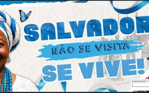 Imagem do post Estudantes da UNIFAT vencem 1ª etapa do Outdoor Universitário 2025 com campanha sobre cultura de Salvador