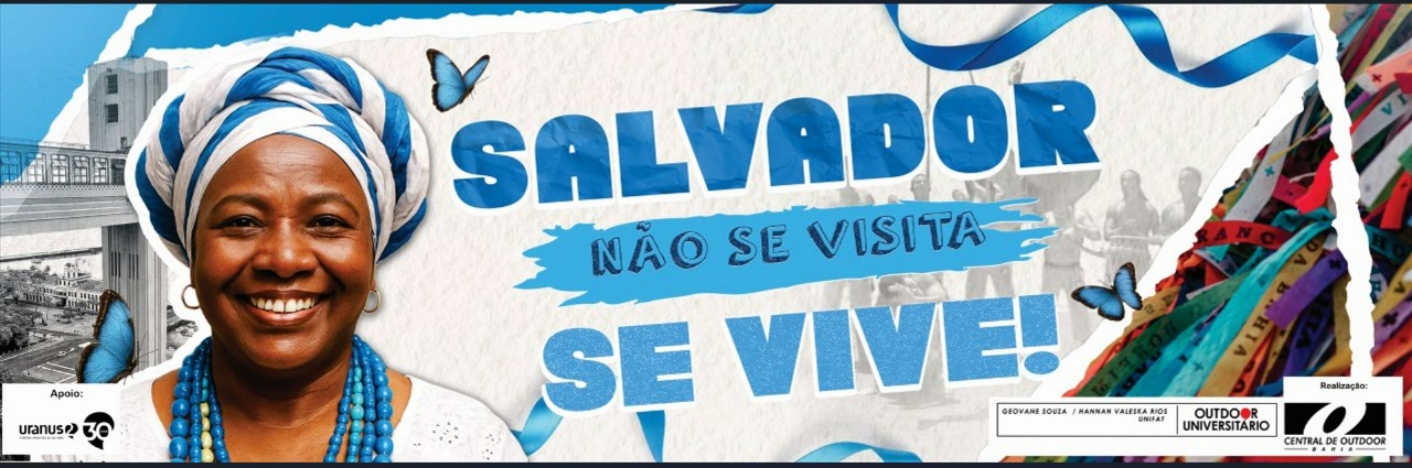 Estudantes da UNIFAT vencem 1ª etapa do Outdoor Universitário 2025 com campanha sobre cultura de Salvador