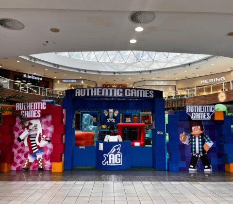 Imagem do post Parque Authentic Games inspirado em Minecraft e Roblox chega ao Shopping Paralela em Salvador