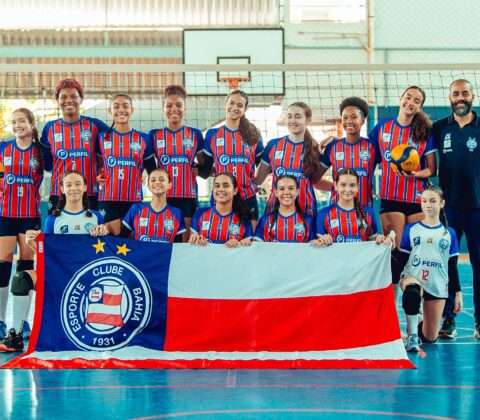 Imagem do post Fim de semana teve estreia do Bahia com título sub-16 no vôlei; saiba mais