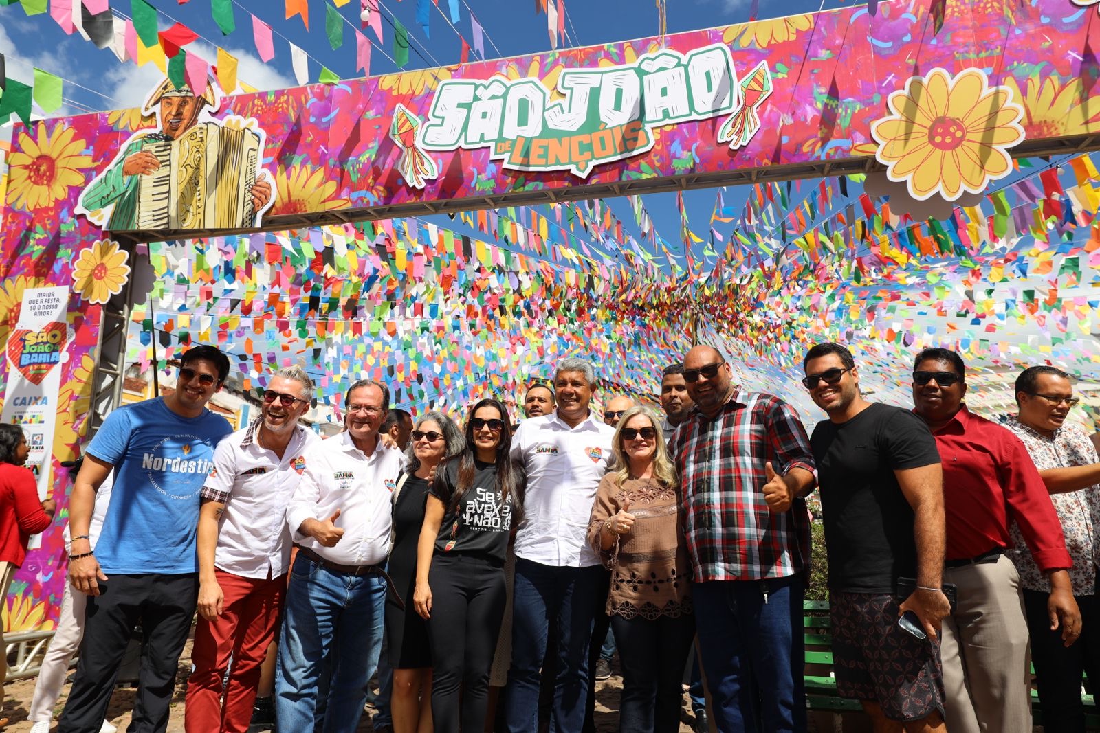 Lençóis recebe visita do governador durante os festejos juninos