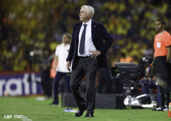 “Foi especial, saímos com confiança”, diz Ancelotti ao valorizar empate com o Equador