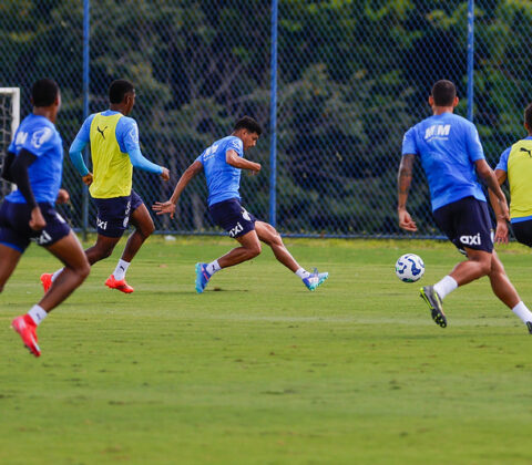 Imagem do post Com Rezende e Borduchi em campo, Bahia treina de olho no RB Bragantino