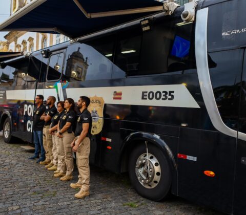 Imagem do post Unidade móvel da Polícia Civil atua no São João do Pelourinho