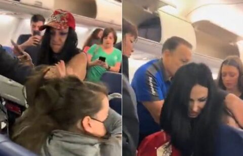 Imagem do post Confusão em avião: Disputa por assento termina em agressão e viraliza na web; veja vídeo