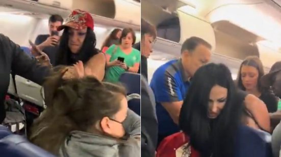 Confusão em avião: Disputa por assento termina em agressão e viraliza na web; veja vídeo