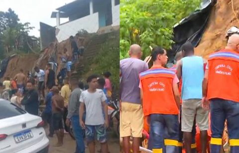 Imagem do post Homem é resgatado de escombros após desabamento de casa em Simões Filho