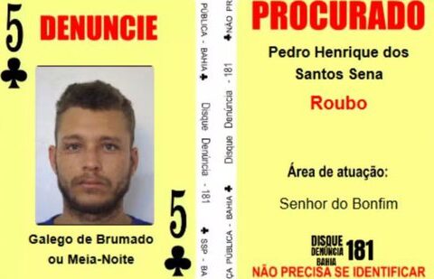 Imagem do post ‘Cinco de paus’ do baralho do crime morre em confronto com a PM em Brumado